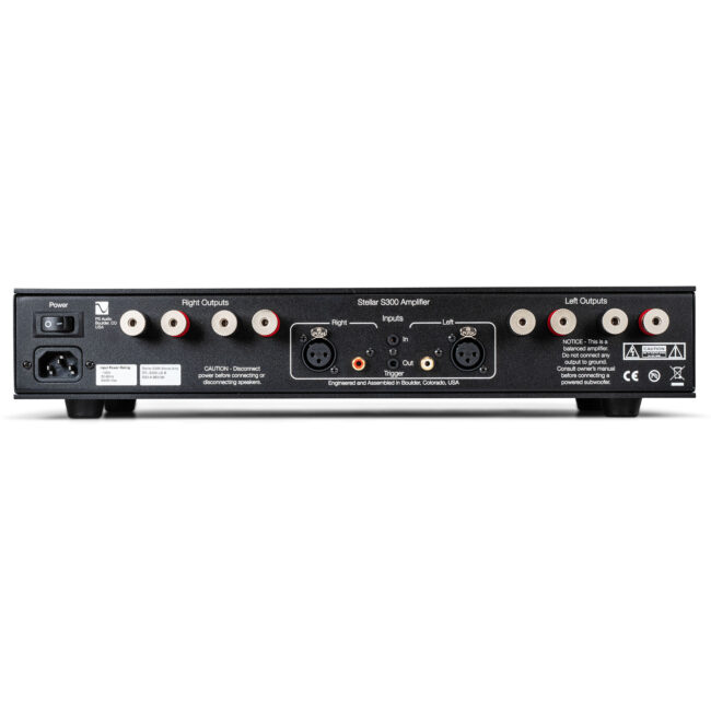 PS Audio Stellar S300 Stereo Amplifier Black Back