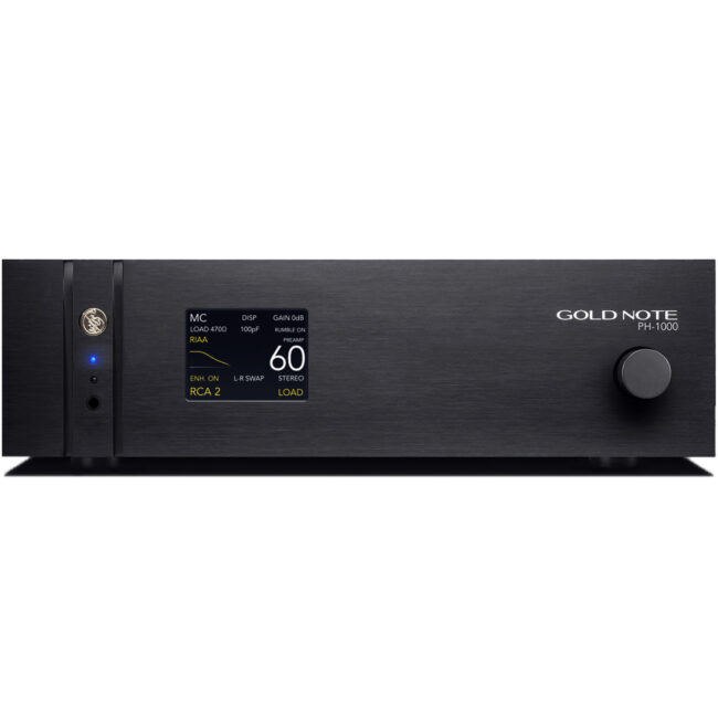 Gold Note PH-1000 LINE Phono Stage black