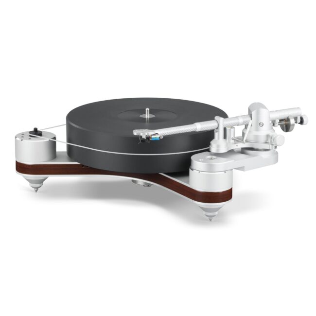 Clearaudio CAU-TT030 Innovation Compact Turntable - Deck Only (wood base, black platter, silver parts)
