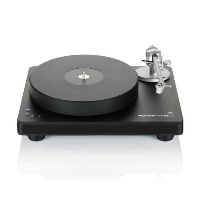 Clearaudio CAU-TP060/B/B Performance DC with Radial Armboard Turntable (black base and trim)