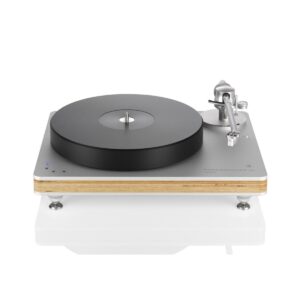 Clearaudio CAU-TT046/S/WOOD Performance DC Turntable - Deck Only (wood trim, silver base)