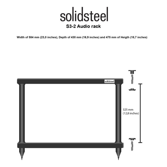 Solidsteel S3-2 Hi-Fi Rack