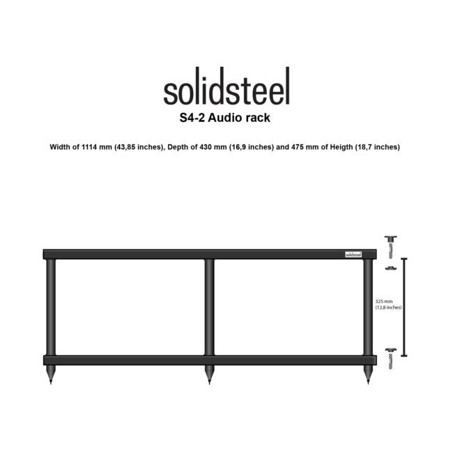 Solidsteel S4-2 Hi-Fi Rack