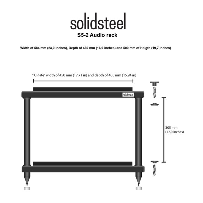 Solidsteel S5-2 Hi-Fi Rack