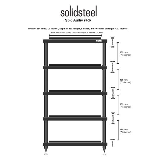 Solidsteel S5-5 Hi-Fi Rack