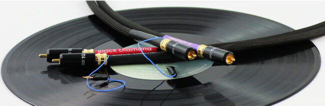 Tellurium Q Black Diamond Tone Arm RCA Cable (1m) Phono 2