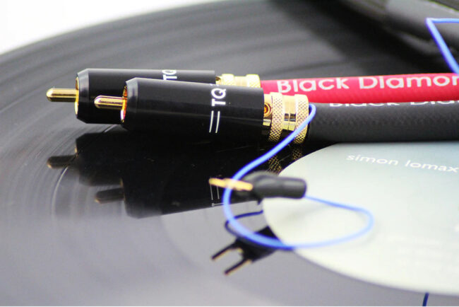 Tellurium Q Black Diamond Tone Arm RCA Cable (1m) focus