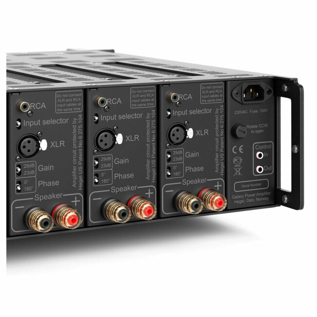Hegel C55 5 x 150W Multi-channel Power Amplifier Back Close Up
