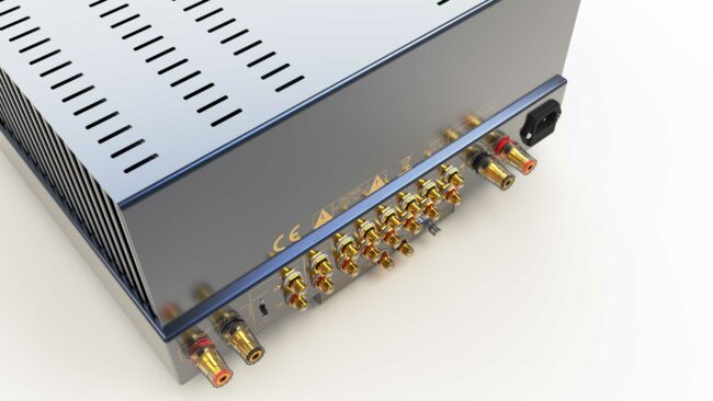 PrimaLuna EVO 300 Hybrid Integrated Amplifier Black Top Rear