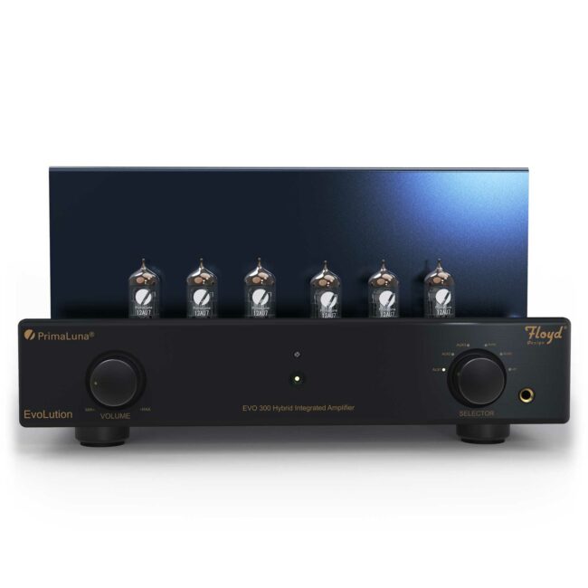PrimaLuna EVO 300 Hybrid Integrated Amplifier Black Front Without housing
