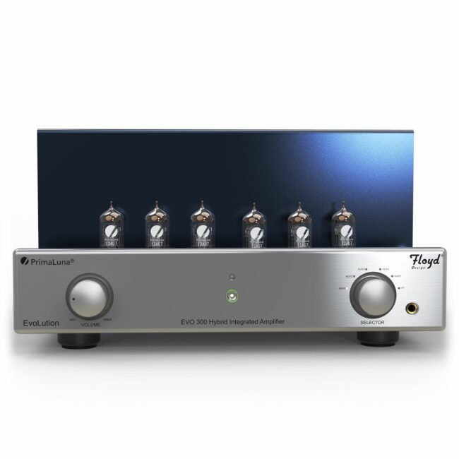 PrimaLuna EVO 300 Hybrid Integrated Amplifier Silver without Housing Front