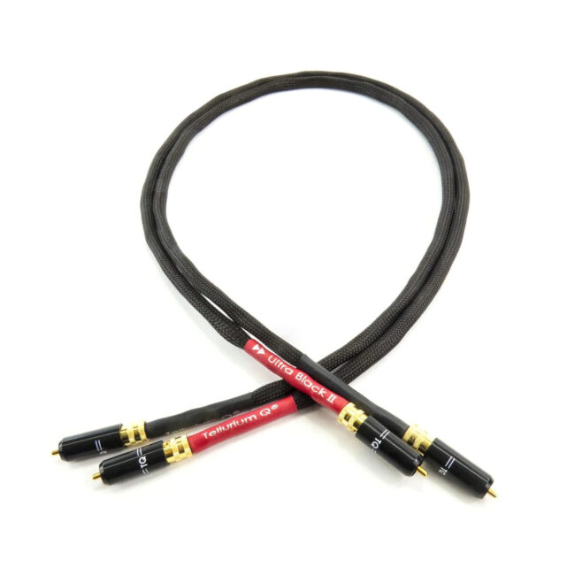 Tellurium Q Ultra Black II RCA Interconnect Cable 2