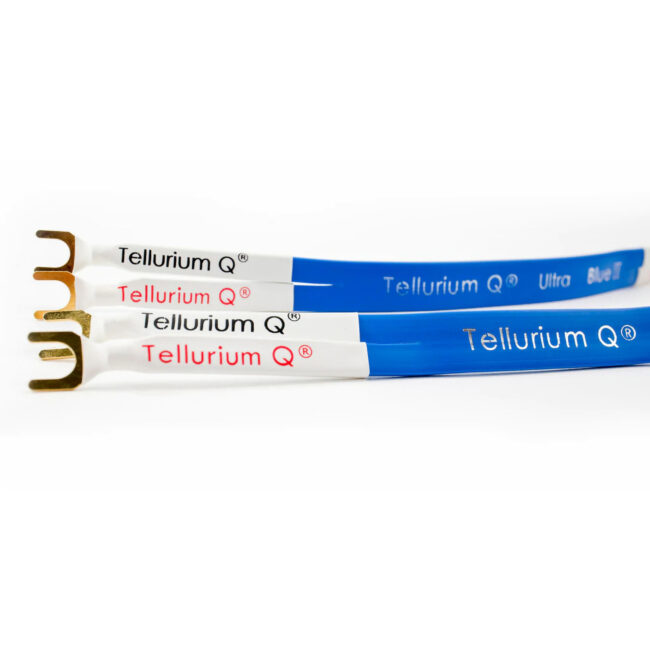 Tellurium Q Ultra Blue II Jumpers/Links (banana-spade, pair)