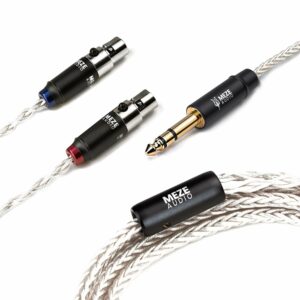 Meze Audio Balanced Silver Plated PCUHD Upgrade Cable for Elite and Empyrean 6.3 mm (1/4 in) - 2.5 m (8.2 ft)