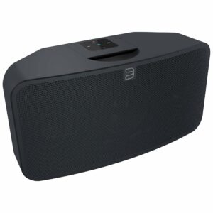 Bluesound PULSE MINI 2i Compact Wireless Multi-Room Music Streaming Speaker Black Front Left Side