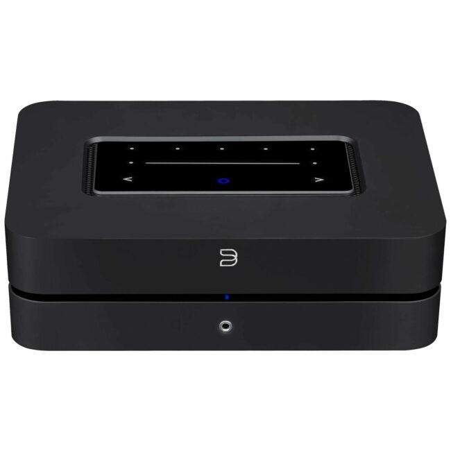 Bluesound POWERNODE Wireless Multi-Room Music Streaming Amplifier (N330) Black Top Front
