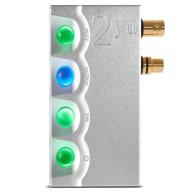 Chord 2yu Musically transparent audio interface for 2go Silver Front