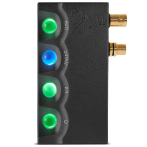 Chord 2yu Musically transparent audio interface for 2go Black Front