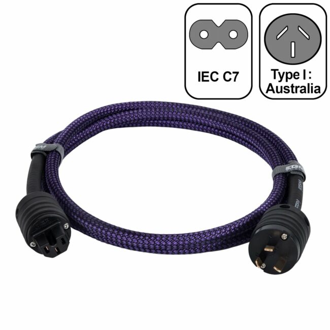 EGM Audio - Audio Power Cable - Amethyst AUS to IEC7