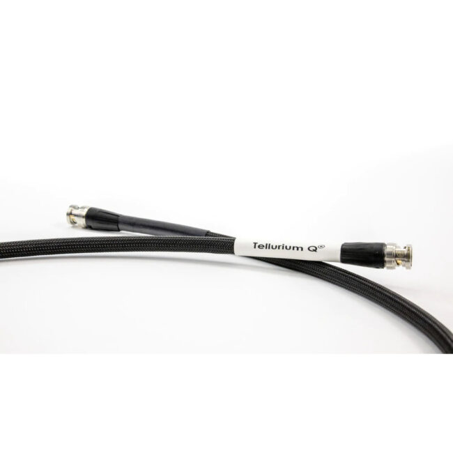 Tellurium Q Black II Waveform™ hf Digital RCA/BNC Cable (1m) Side