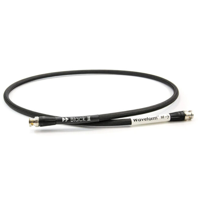 Tellurium Q Black II Waveform™ hf Digital RCA/BNC Cable (1m) Full