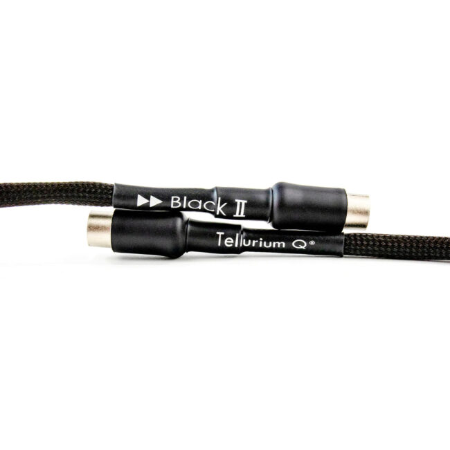 Tellurium Q Black II DIN Cable (1m) Horizontal