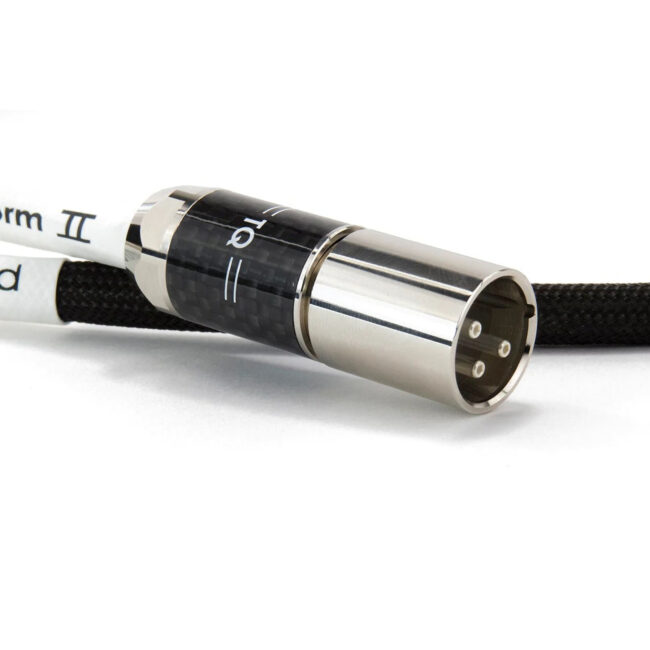 Tellurium Q Silver Diamond Waveform II™ Digital XLR Cable (1m) Zoom Side