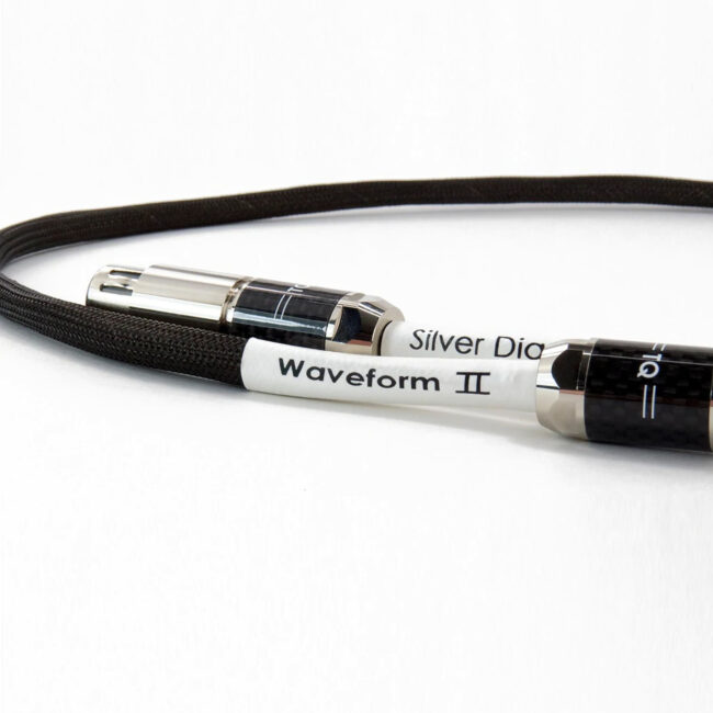 Tellurium Q Silver Diamond Waveform II™ Digital XLR Cable (1m) Side