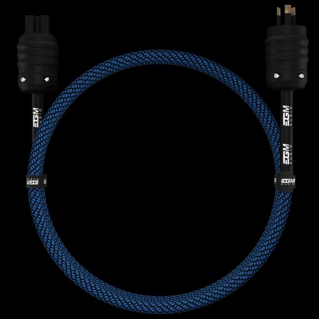 EGM Audio - Audio Power Cable - Sapphire BLACK BG