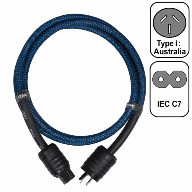EGM Audio - Audio Power Cable - Sapphire AUS TO IEC C7