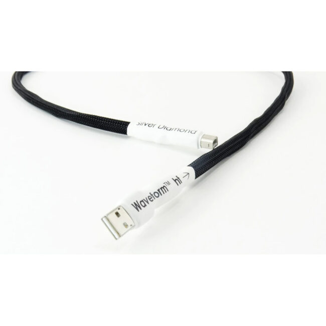 Tellurium Q Silver Diamond Waveform™ HF USB Cable (1m) 1