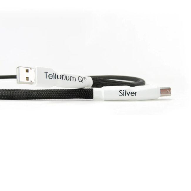 Tellurium Q Silver USB Cable (1m) Side