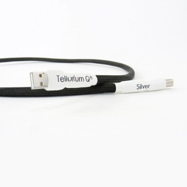 Tellurium Q Silver USB Cable (1m) Side zoom 2