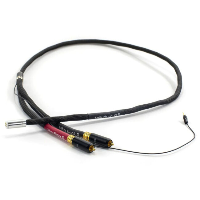 Tellurium Q Ultra Black II Tone Arm DIN-RCA Cable Phono 1