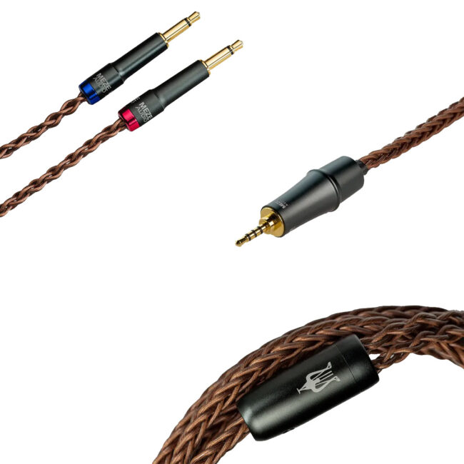 Meze Audio Mono 3.5mm Copper PCUHD Premium Cables for 109 Pro & Liric 2.5mm