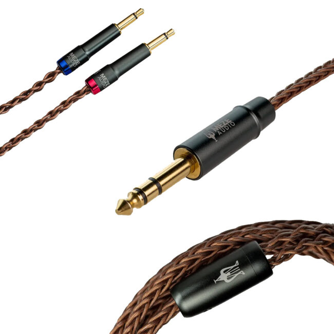 Meze Audio Mono 3.5mm Copper PCUHD Premium Cables for 109 Pro & Liric 6.3MM