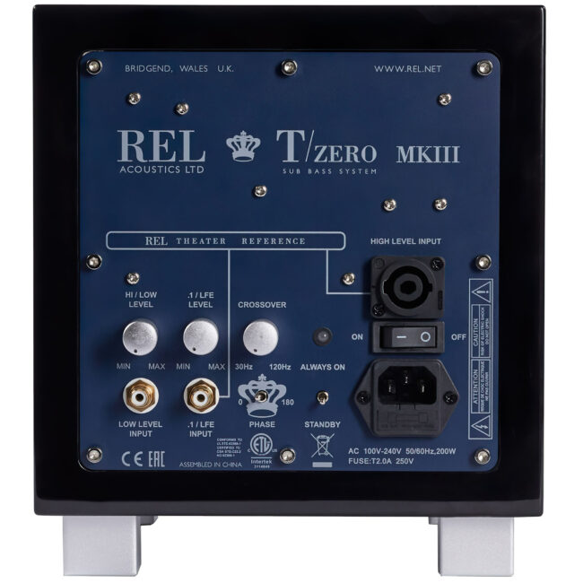 REL Acoustics Tzero MKIII - Closed Box Down Firing Subwoofer